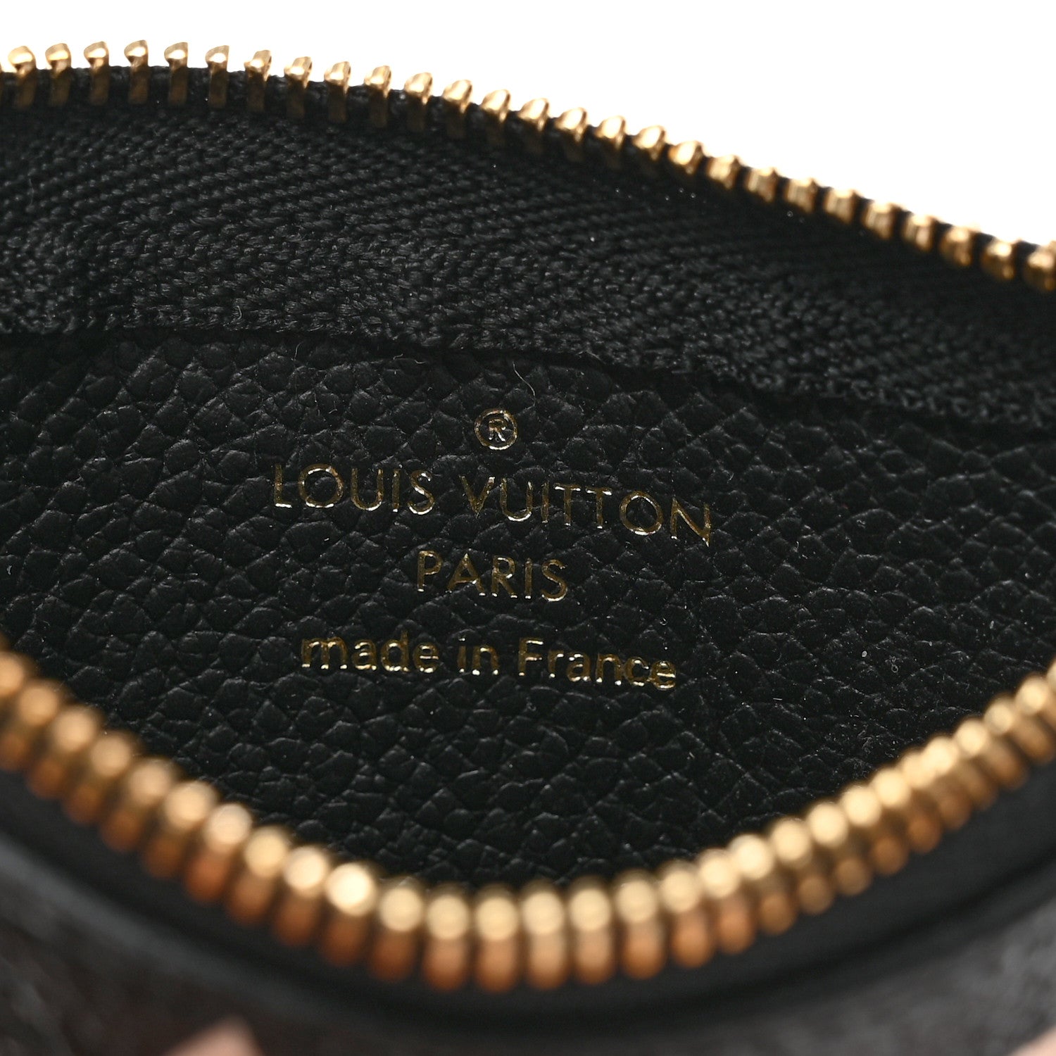 Louis Vuitton Empreinte Monogram Giant Key Pouch Black Beige 5 of 6