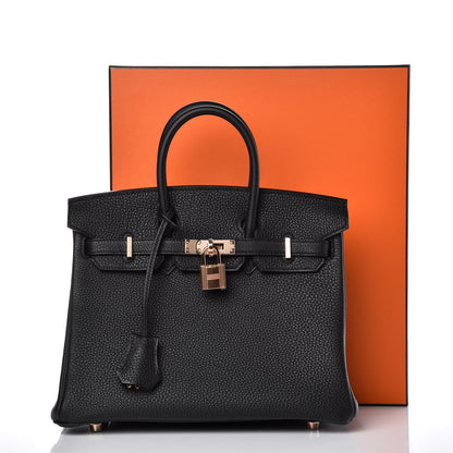 Hermes Togo Birkin 25 Black 33 of 33