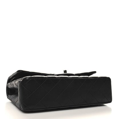 Chanel Lambskin Quilted Medium Double Flap Black 4 of 11