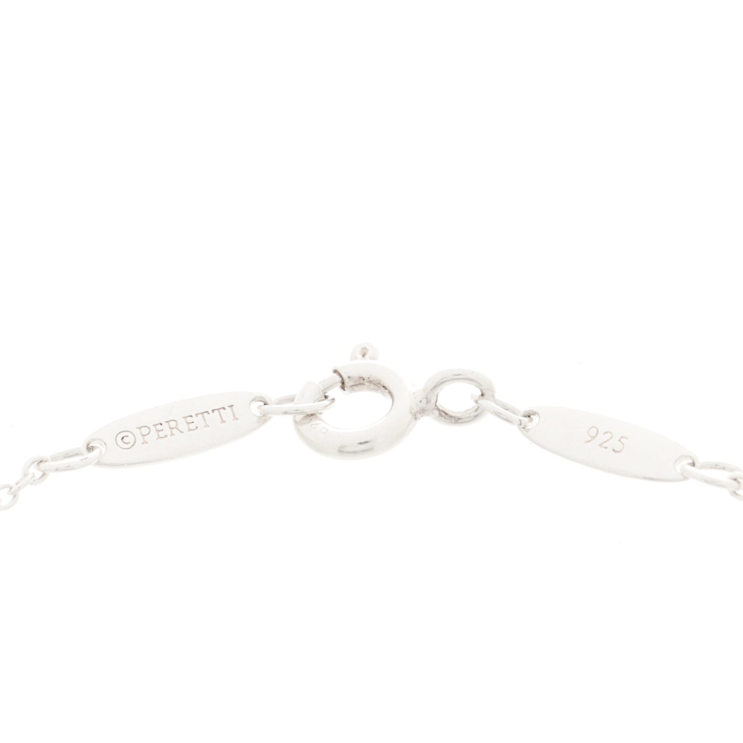 Sterling Silver Diamond .09ct Elsa Peretti Diamonds By The Yard Bracelet