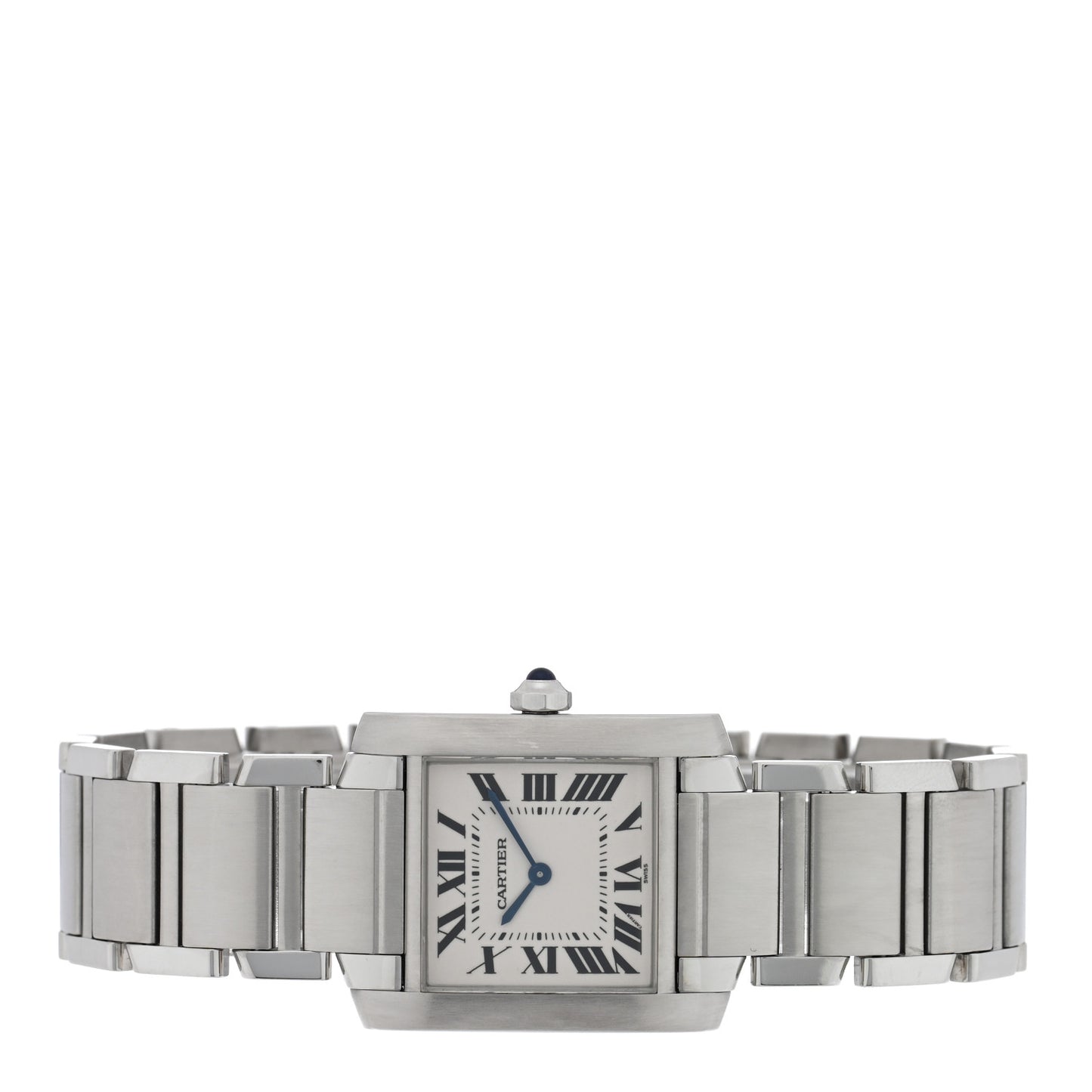 Stainless Steel 25mm Tank Francaise Quartz Watch