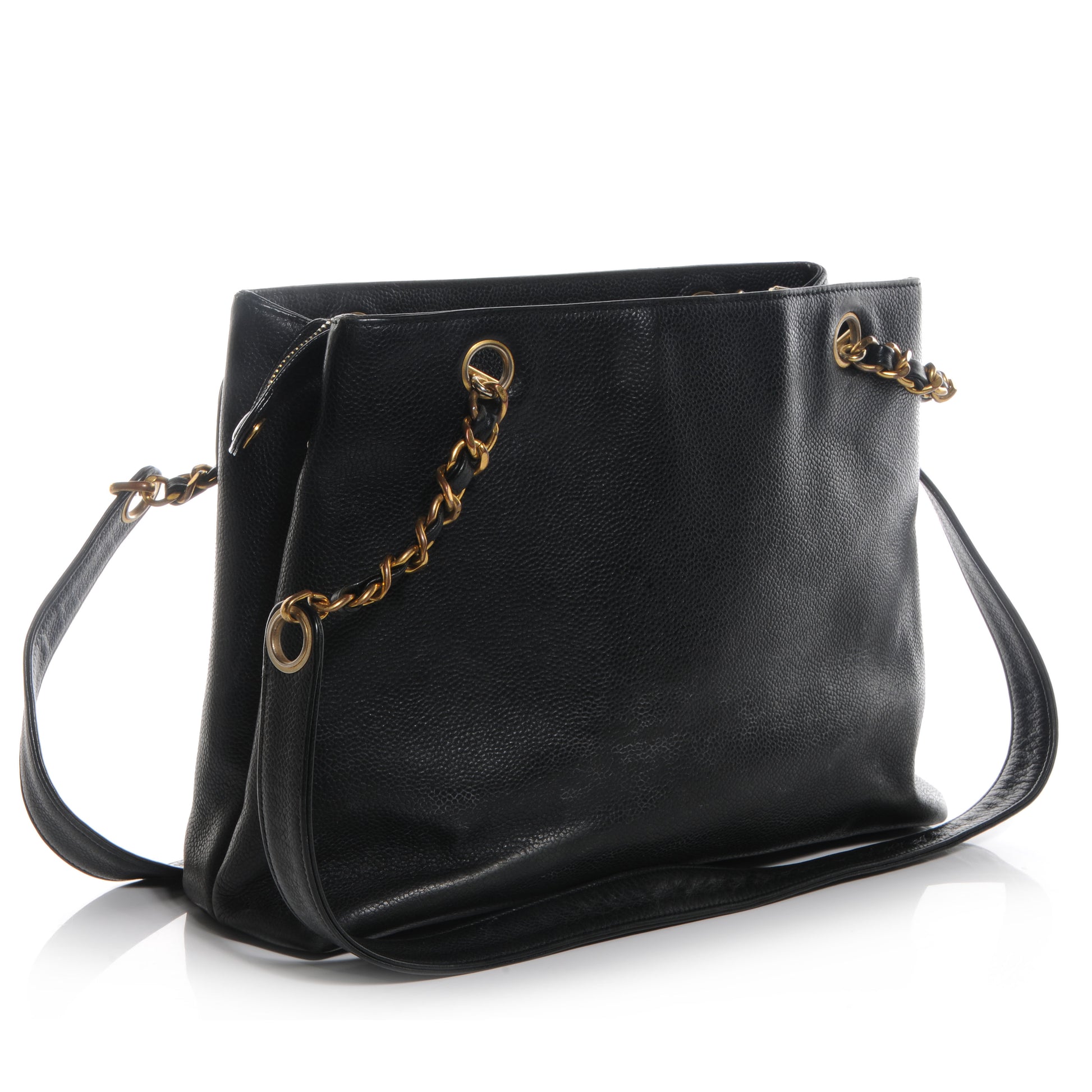 Chanel Caviar Shoulder Bag Black 3 of 8