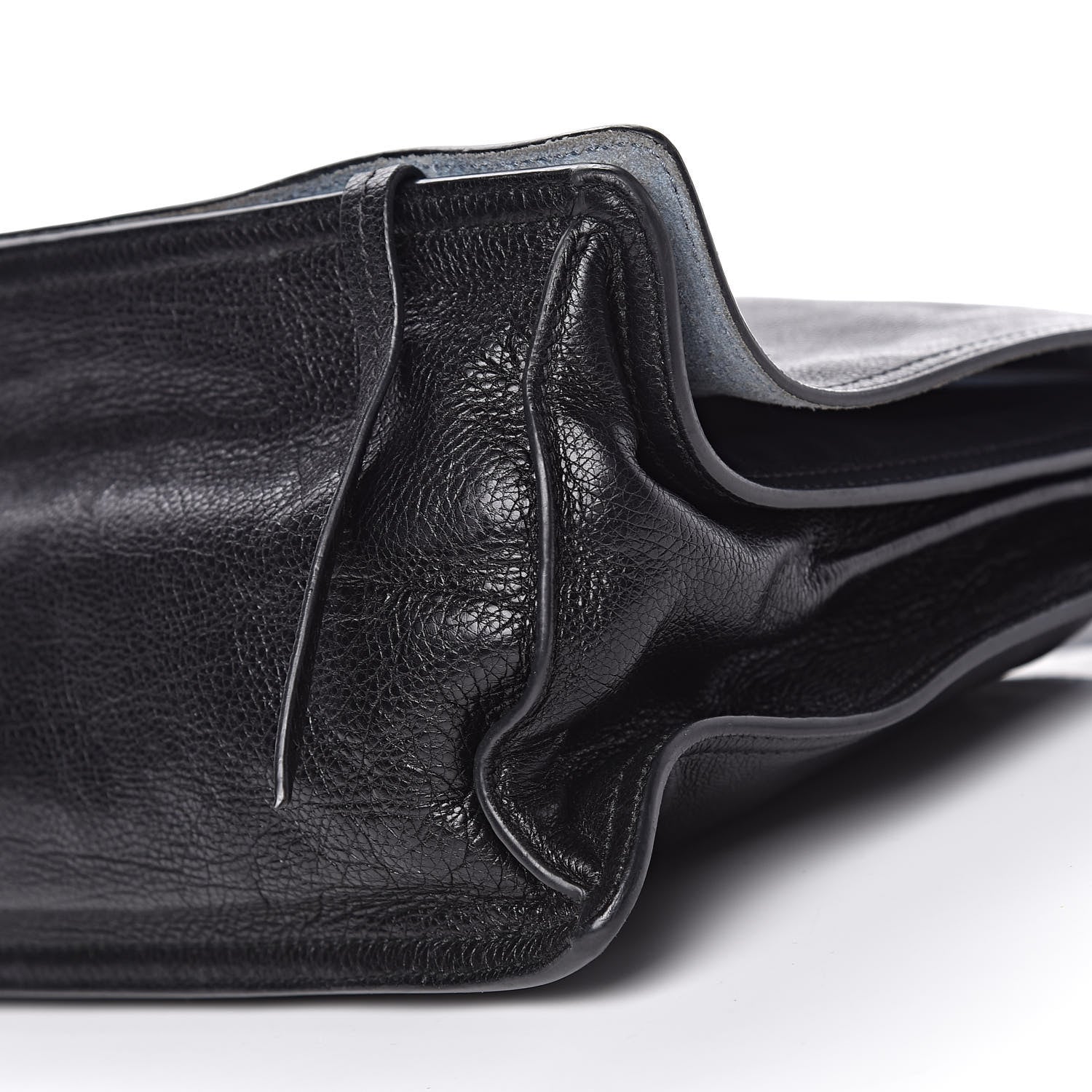 Prada Glace Calf Etiquette Flap Black Astrale 18 of 18