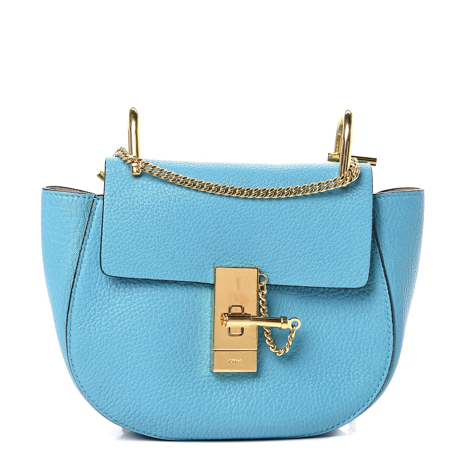 Chloe Grained Lambskin Mini Drew Shoulder Bag 1 of 12