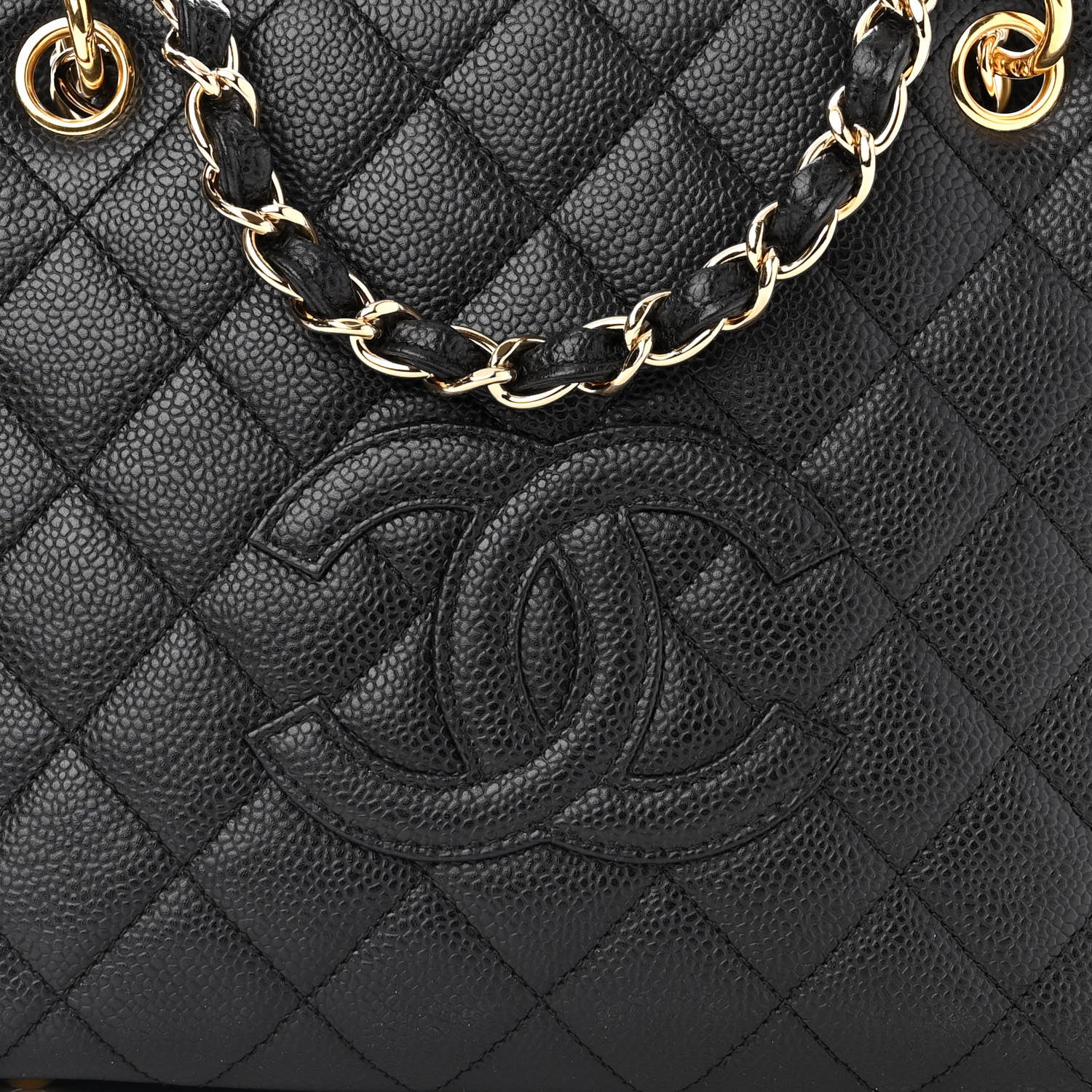 Chanel Caviar Quilted Petit Timeless Tote PTT Black 8 of 11