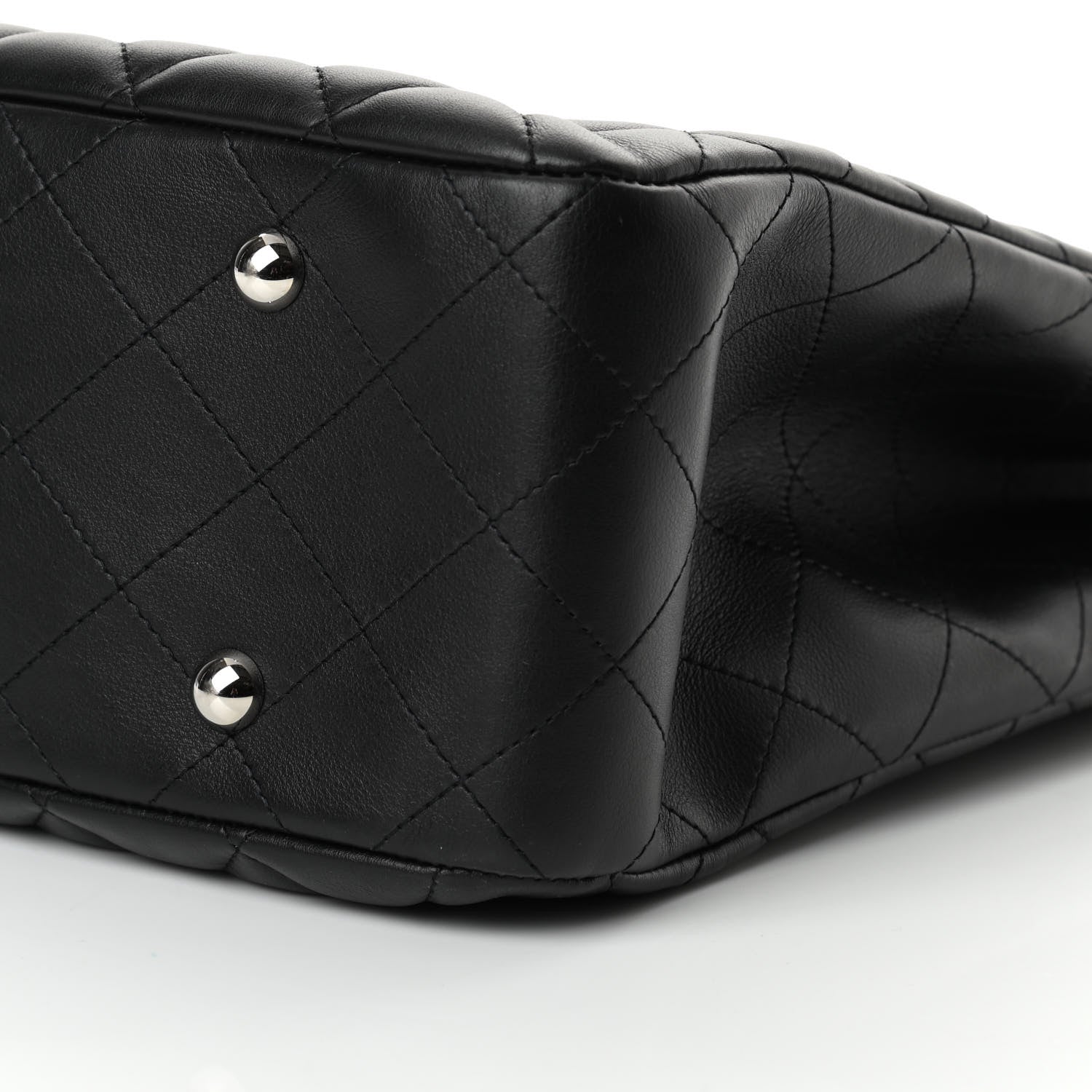 Chanel Calfskin Quilted Large Classic Shopping Tote Black 10 of 10