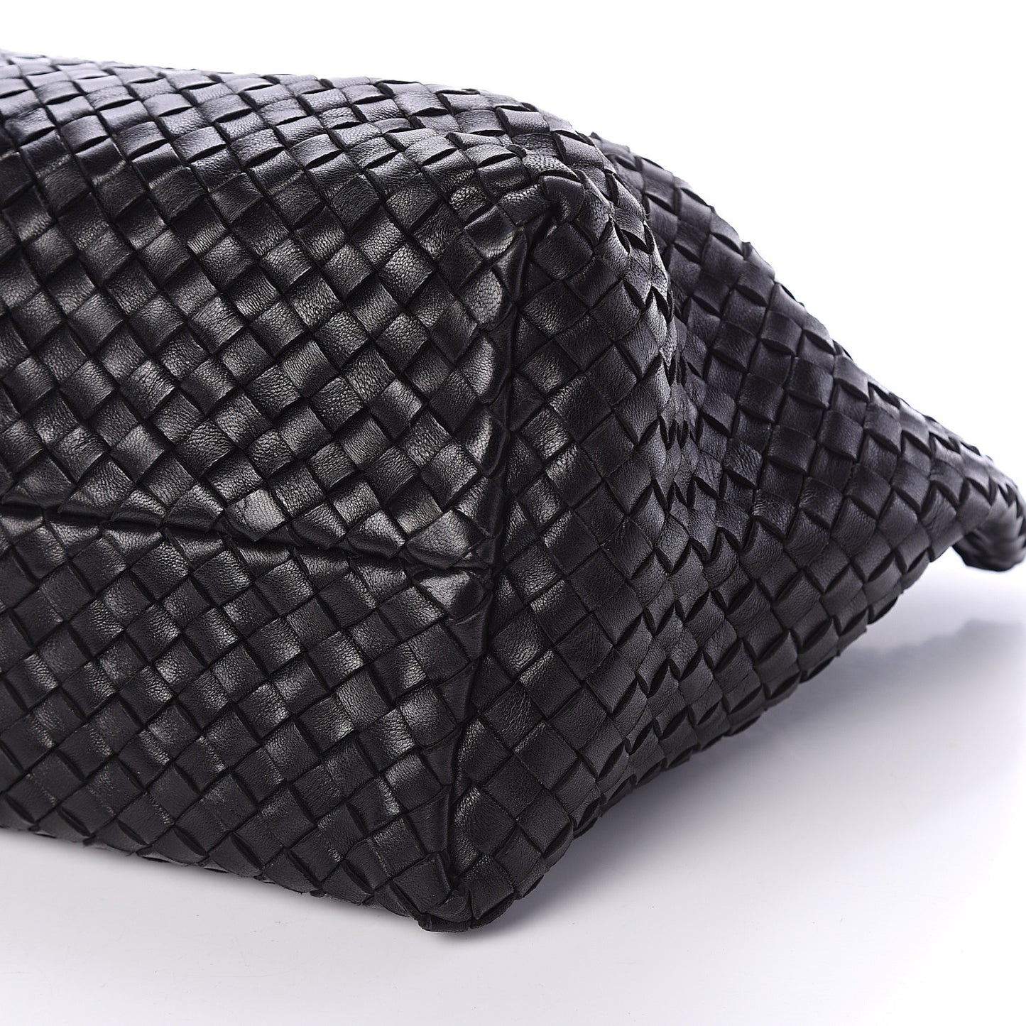 Nappa Intrecciato Medium Cabat Black