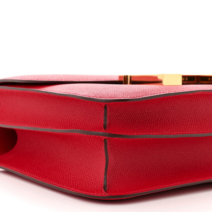 Hermes Epsom Constance 24 Rouge Casaque 9 of 11