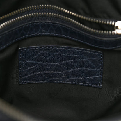 Alexander Wang Pebbled Lambskin Rockie Navy Rhodium Hardware 6 of 11