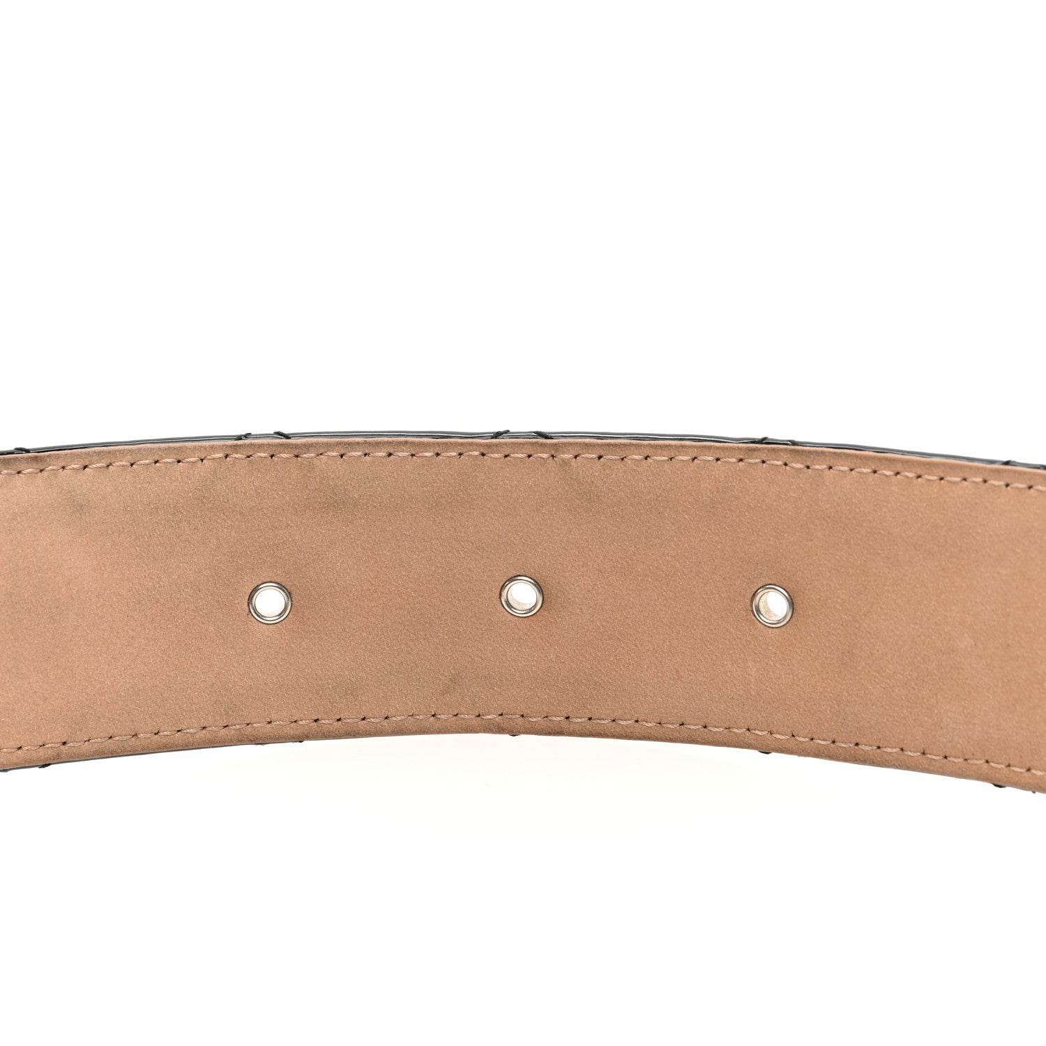 Chanel Patent Calfskin Quilted CC Belt 80 32 Black 4 of 6