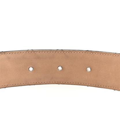 Chanel Patent Calfskin Quilted CC Belt 80 32 Black 4 of 6
