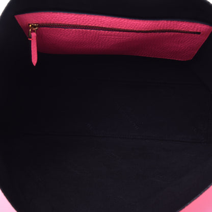 Burberry Grainy Calfskin Remington Tote Neon Pink 5 of 9