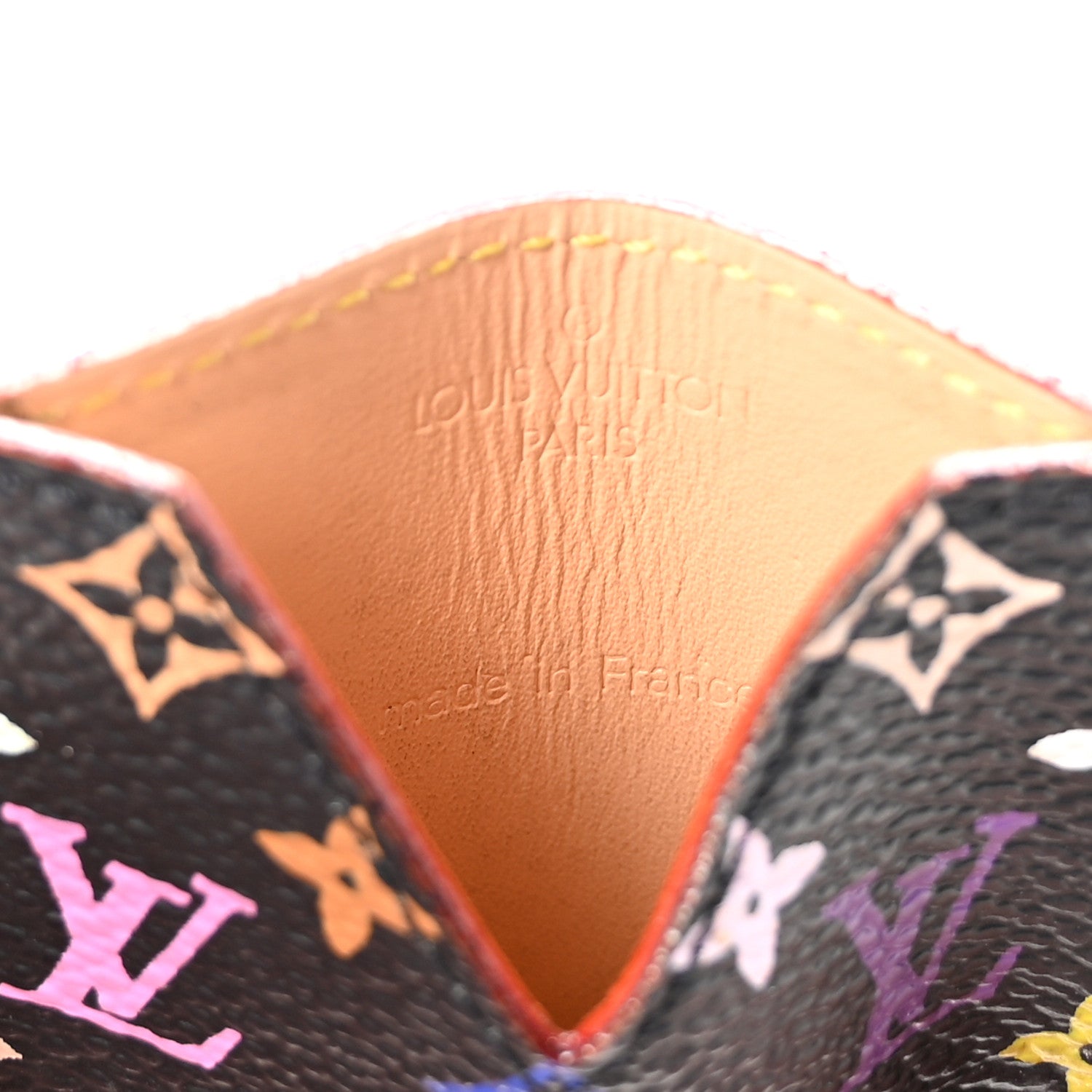 Louis Vuitton Monogram Multicolor Mirror and Case Pouch Black