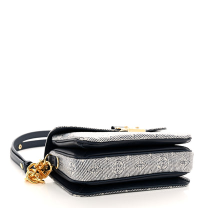Louis Vuitton Monoglam Pochette Metis East West Blue 4 of 10