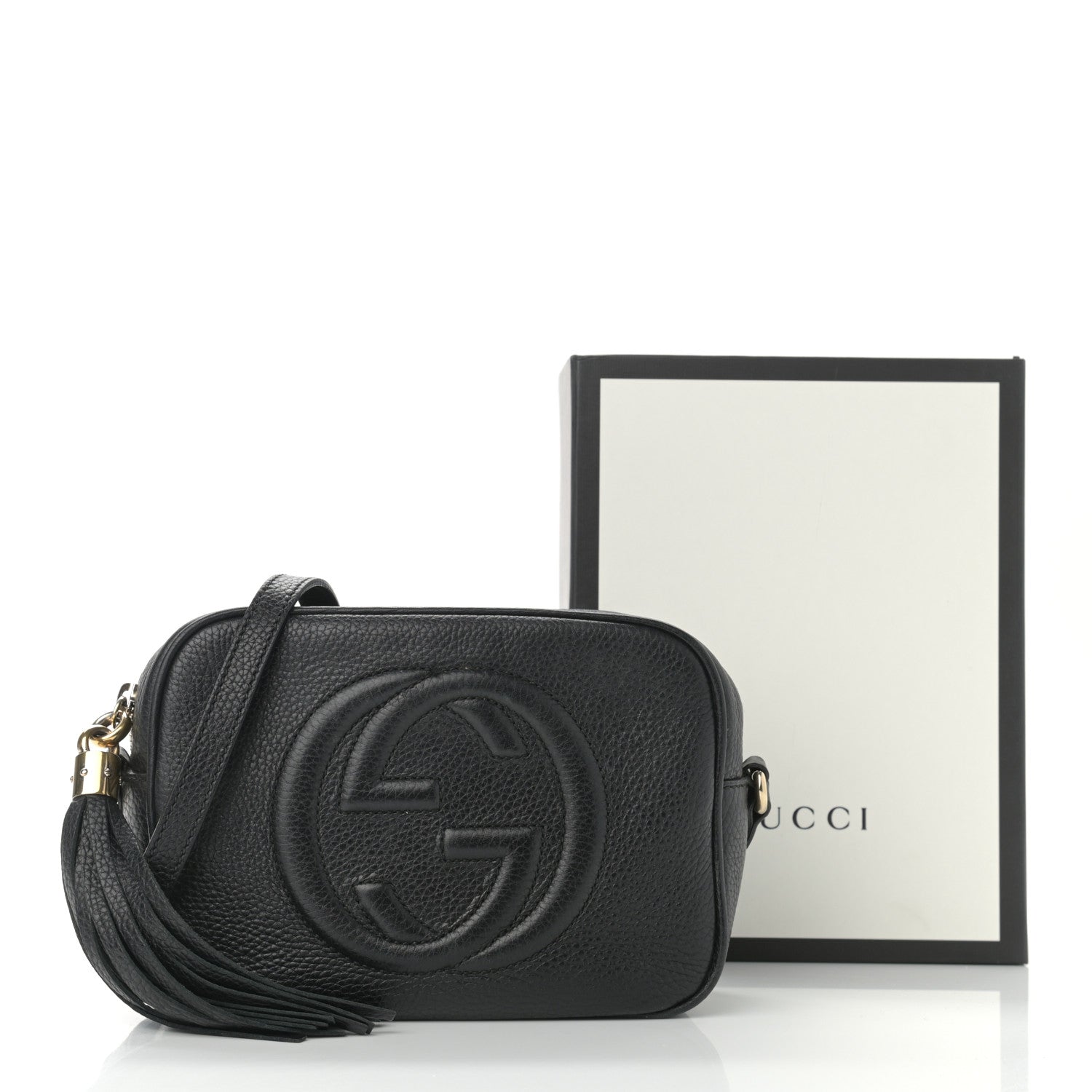Gucci Pebbled Calfskin Small Soho Disco Bag Black 16 of 16