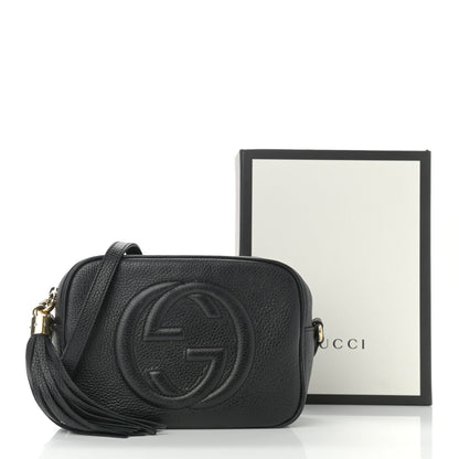 Gucci Pebbled Calfskin Small Soho Disco Bag Black 16 of 16