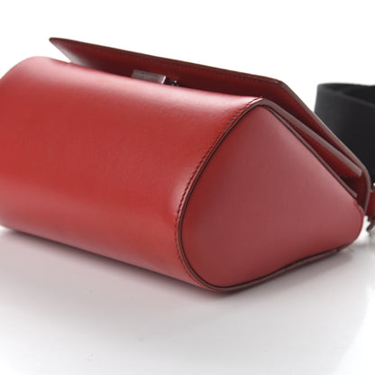 Givenchy Calfskin Mini Pandora Box Logo Strap Crossbody Bag Red 7 of 11