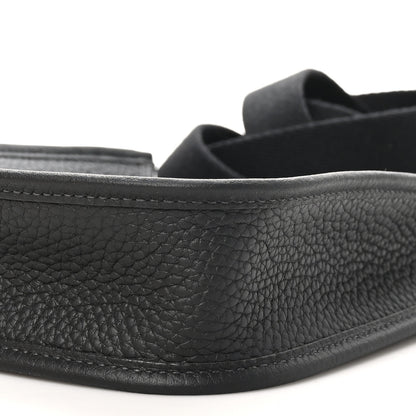 Hermes Taurillon Clemence Evelyne TPM Black 10 of 11
