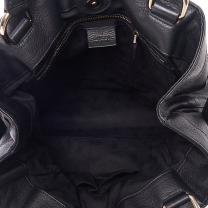 Gucci Deerskin Medium Sienna Bit Tote Black 6 of 8
