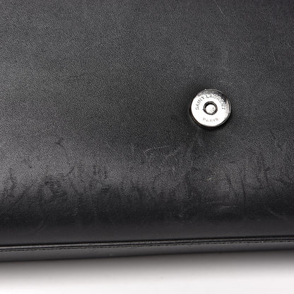 Saint Laurent Smooth Calfskin Medium Classic Monogram Kate Tassel Satchel Black 15 of 15