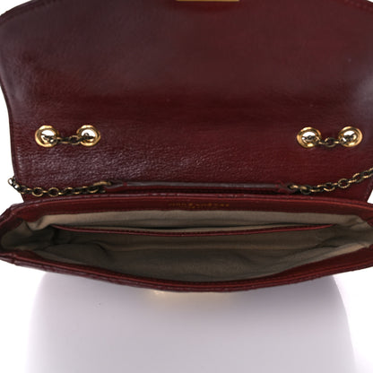 Marc Jacobs Lacquered Lambskin Baroque The Medium Single Flap Bordeaux 5 of 11