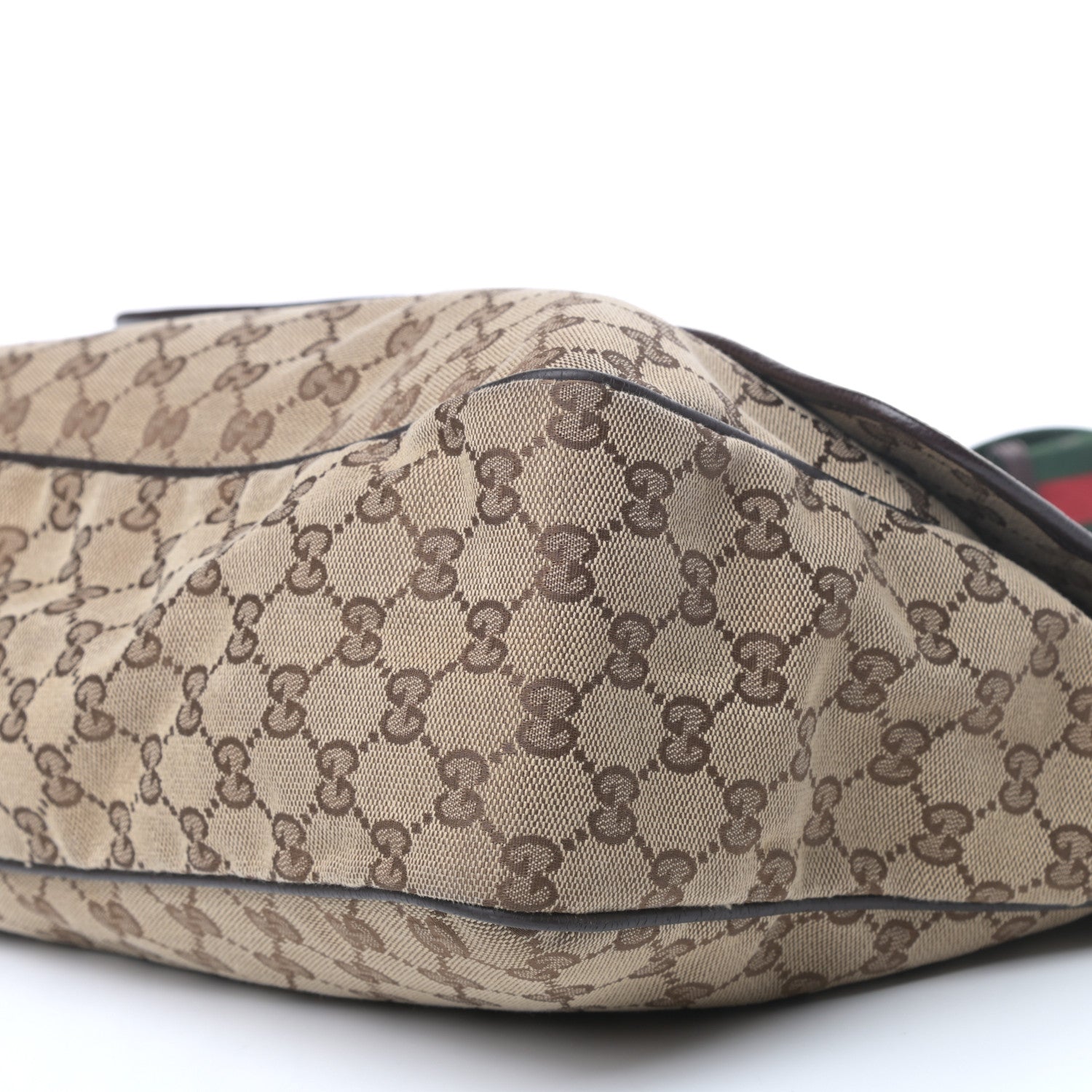 Gucci Monogram Web Medium Flap Messenger Beige Dark Brown 9 of 9
