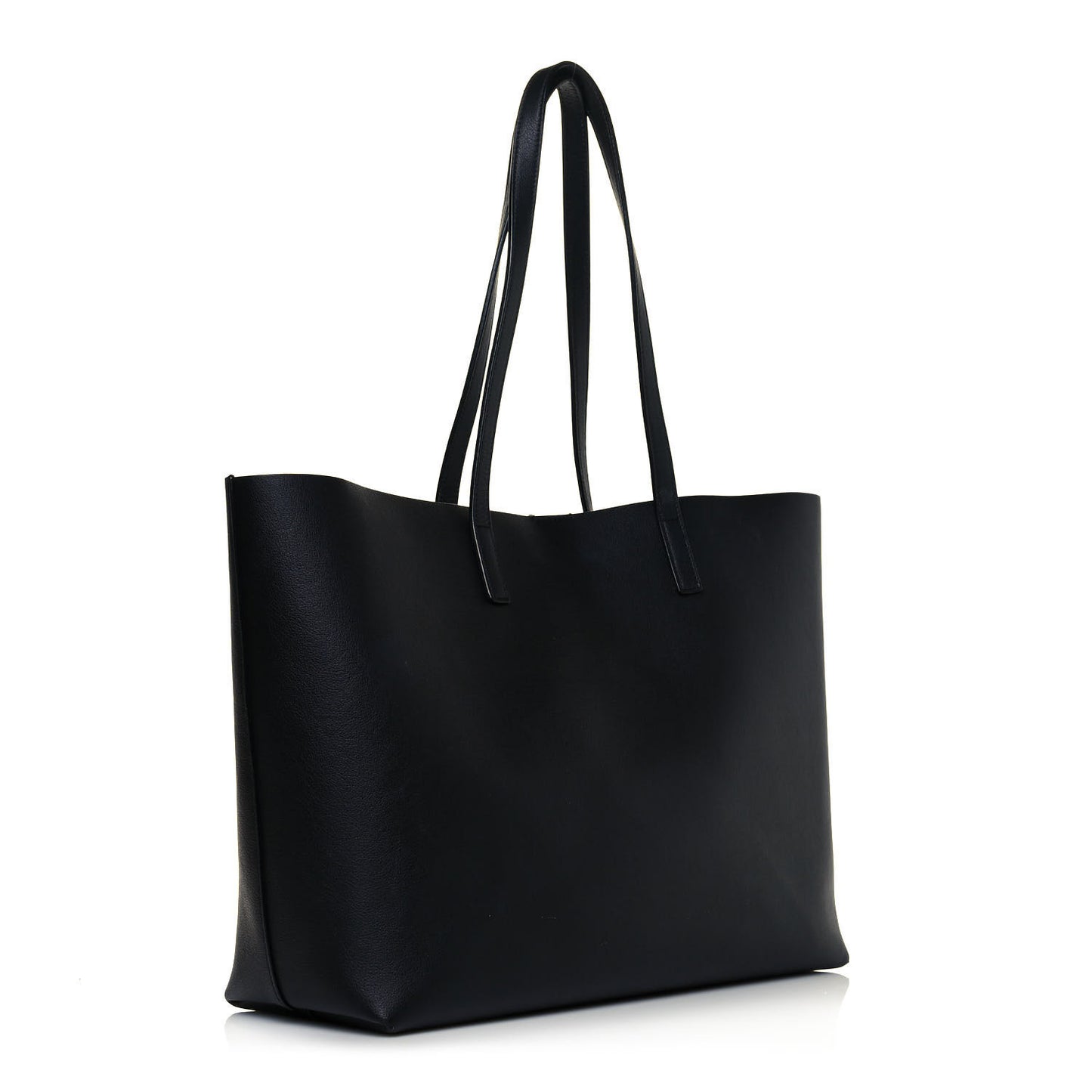 Calfskin Large Shopping Tote Black
