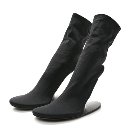 Balenciaga Knit Round Toe Stage 100mm Booties 39 Black 3 of 6