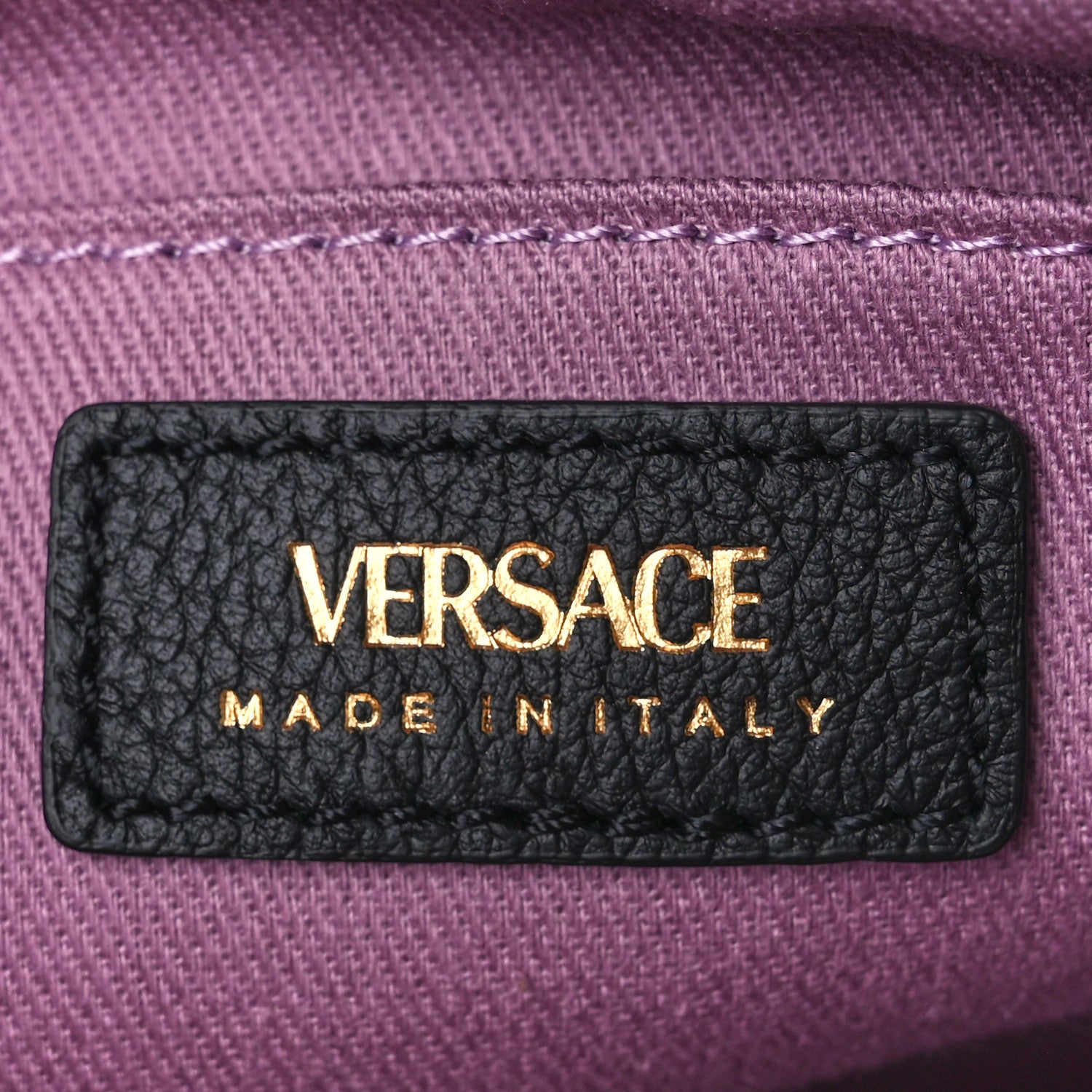 Versace Grained Calfskin Medusa Camera Bag Black 7 of 13