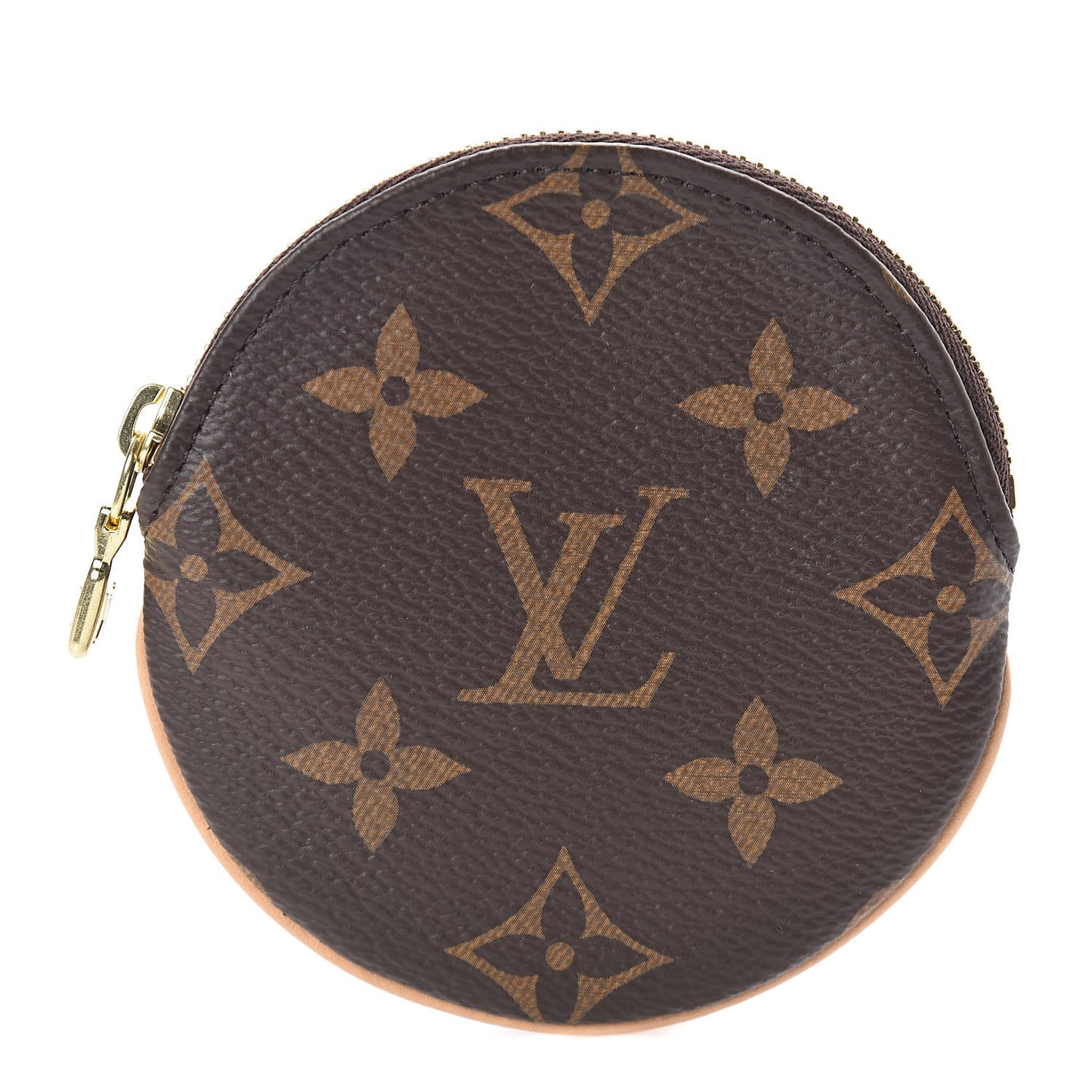 Monogram Round Coin Purse
