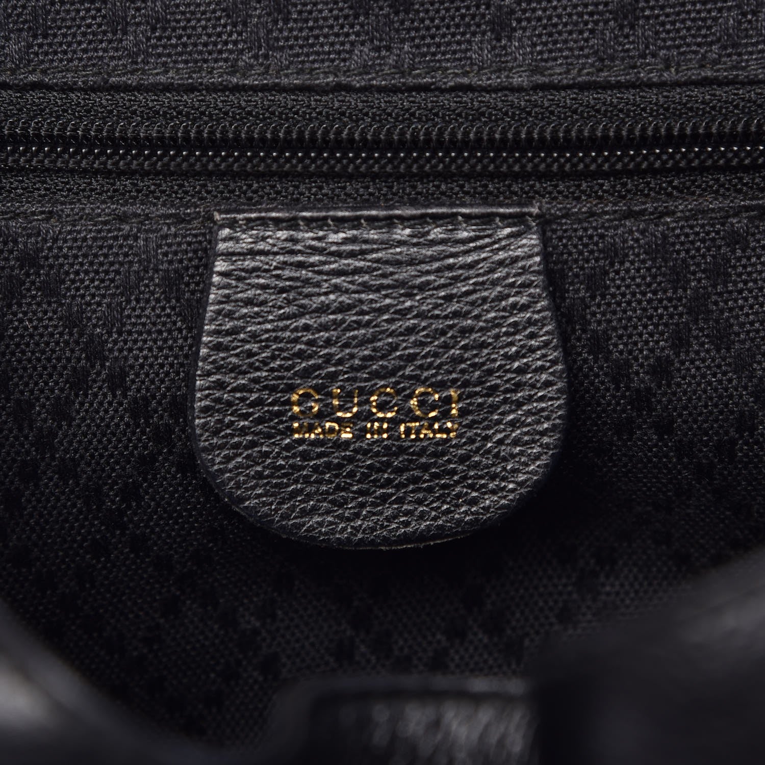 Gucci Calfskin Bamboo Backpack Black 6 of 9