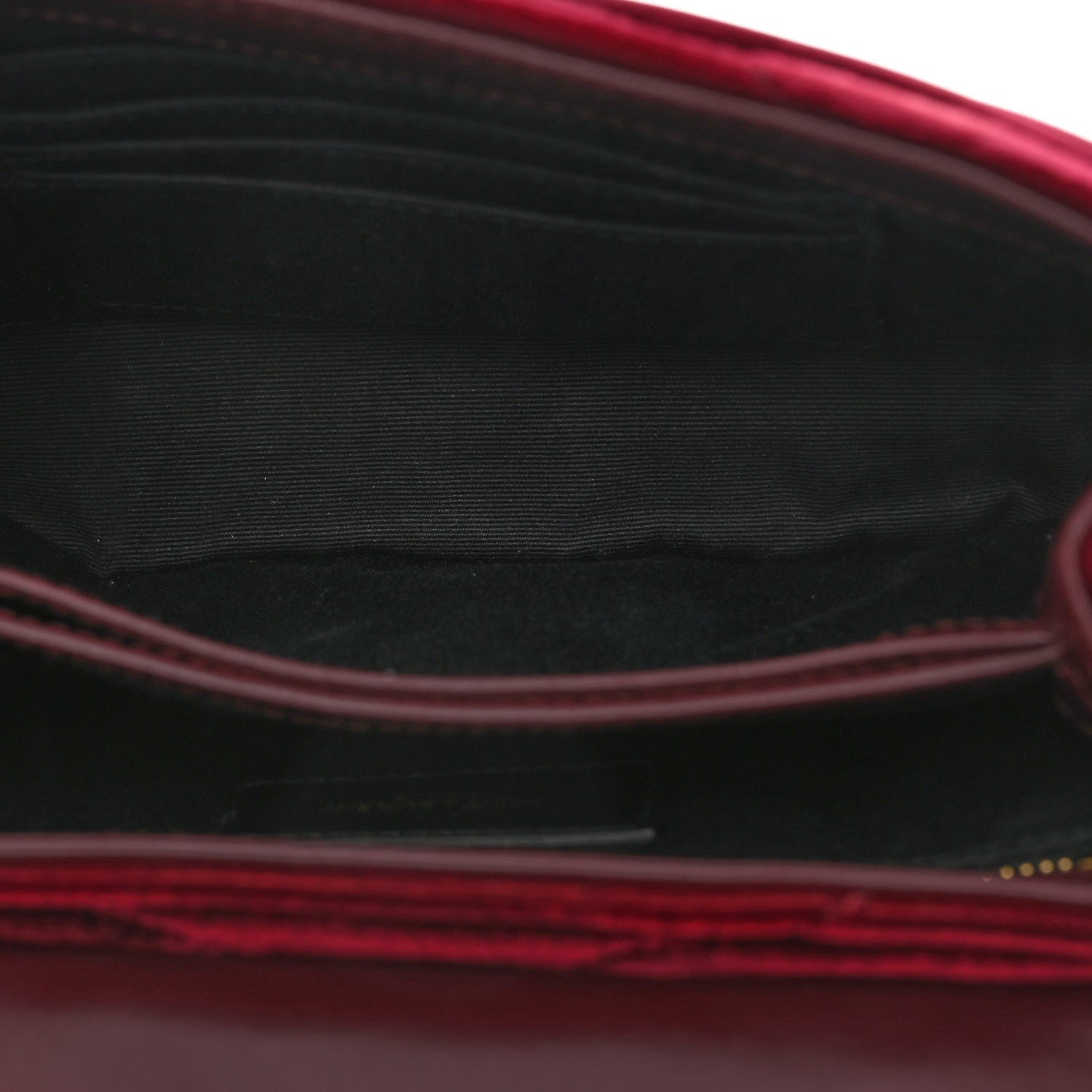 Saint Laurent Velvet Y Quilted Monogram Toy Loulou Crossbody Bag French Burgundy 5 of 9