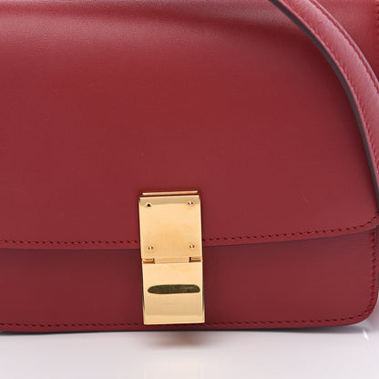 Celine Smooth Calfskin Small Classic Box Flap Bag Red 10 of 12