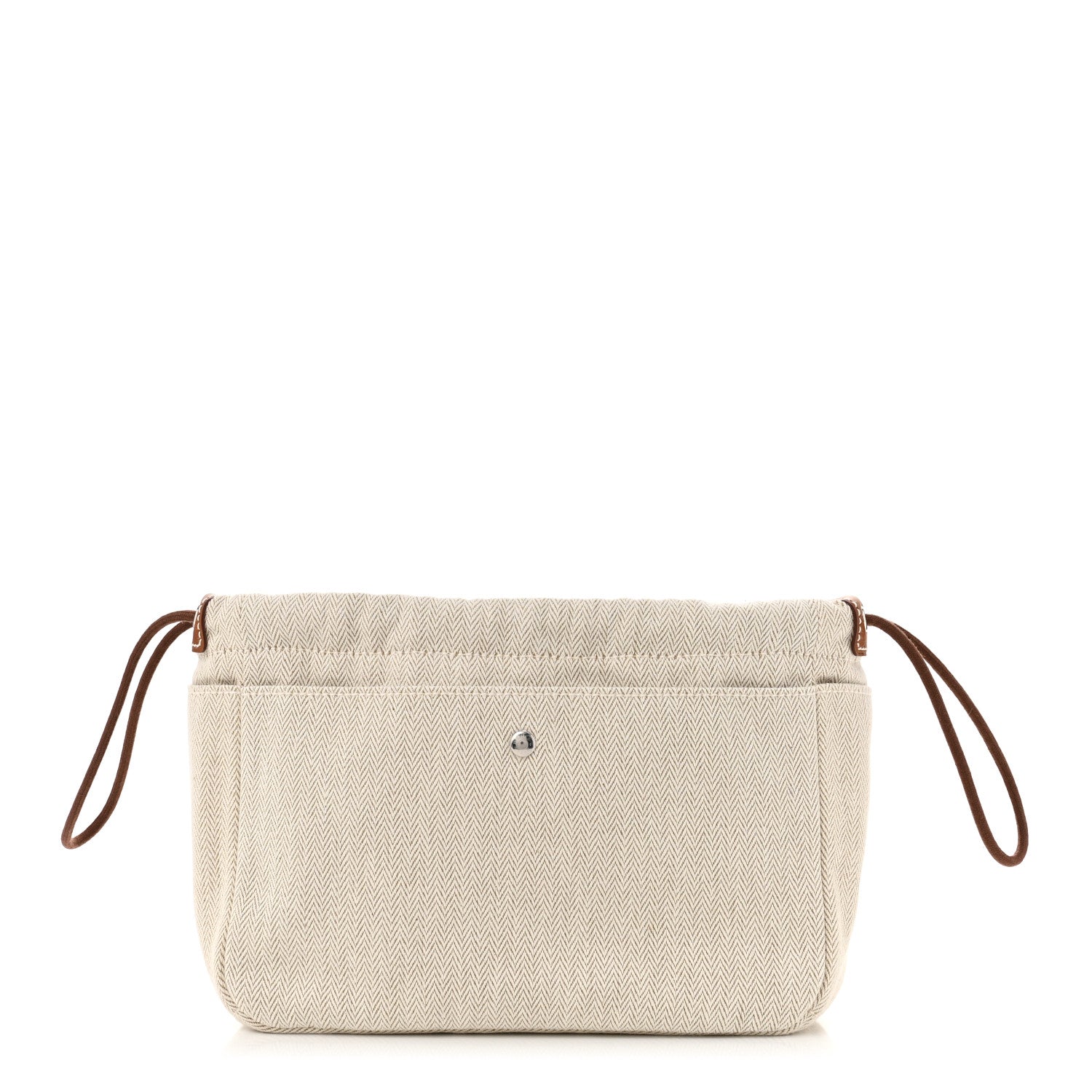 Hermes Canvas Barenia Fourbi 20 PM Pouch Naturel Fauve 1 of 10