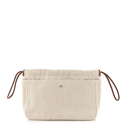 Hermes Canvas Barenia Fourbi 20 PM Pouch Naturel Fauve 1 of 10