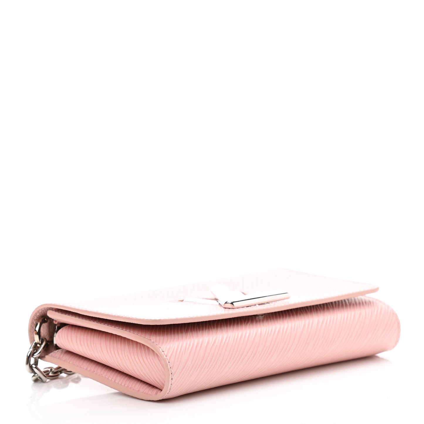 Epi Twist Chain Wallet Rose Ballerine