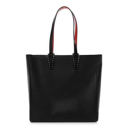 Christian Louboutin Calfskin Empire Spikes North South Cabata Tote Black 1 of 10