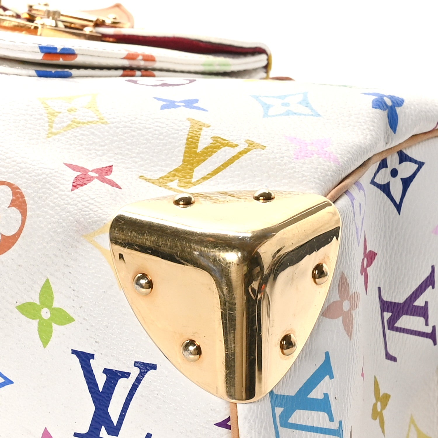 Louis Vuitton Monogram Multicolor Speedy 30 White 10 of 13