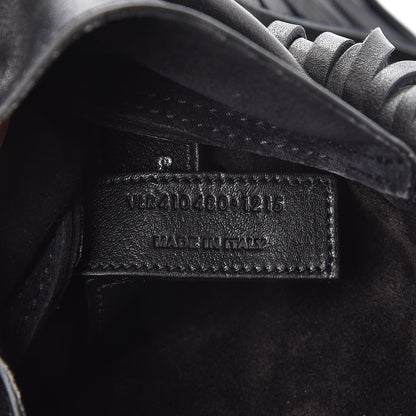 Saint Laurent Lambskin Fringe Small Anita Crossbody Bag Black 7 of 8
