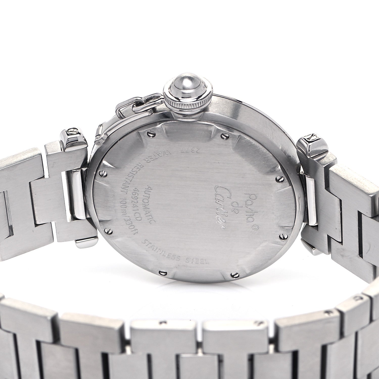 Cartier Stainless Steel 35mm Pasha GMT Automatic Watch 4 of 9