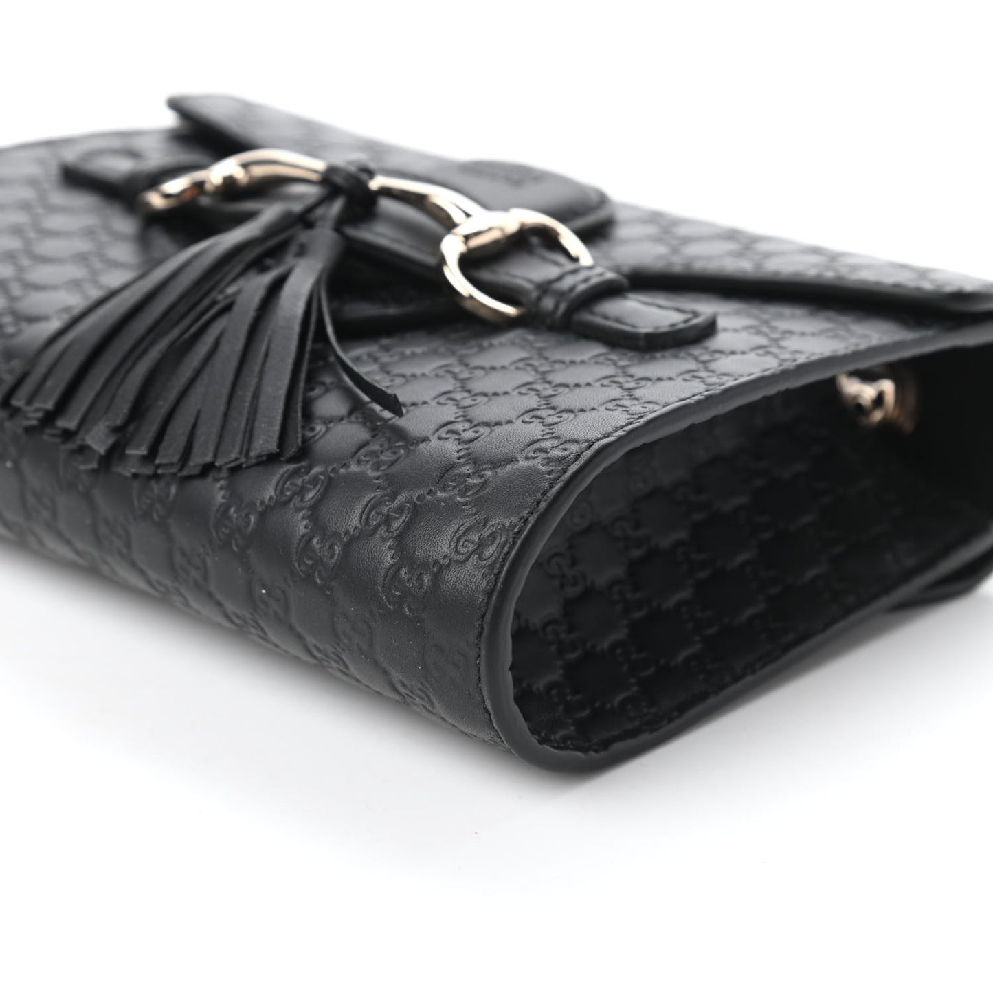 Microguccissima Mini Emily Shoulder Bag Black