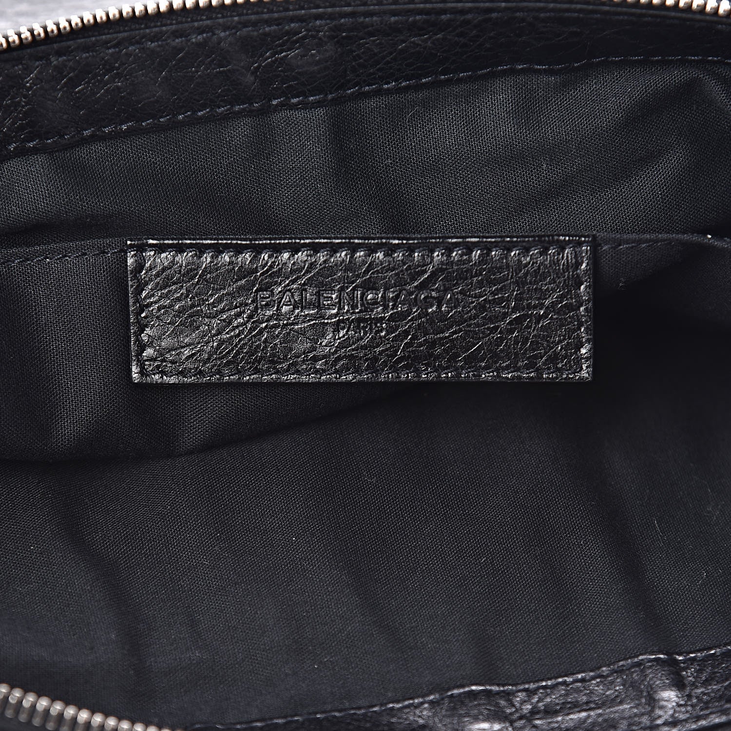Balenciaga Agneau Arena Classic Hardware Large Clip Black 6 of 8