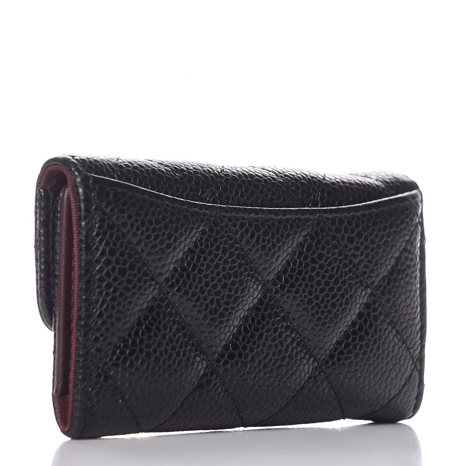 Chanel Caviar Quilted 6 Key Holder Black 3 of 9