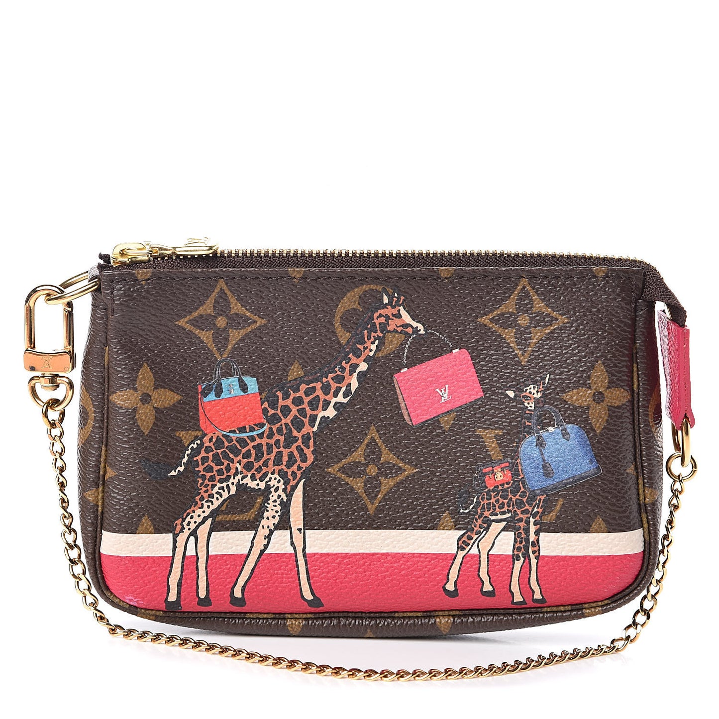 Monogram 2017 Christmas Animation Mini Pochette Accessories