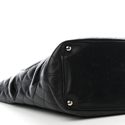 Chanel Calfskin Quilted Medium Cambon Tote Black 13 of 14