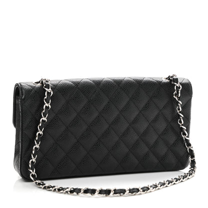 Chanel Caviar Quilted East West Flap Black 3 of 12