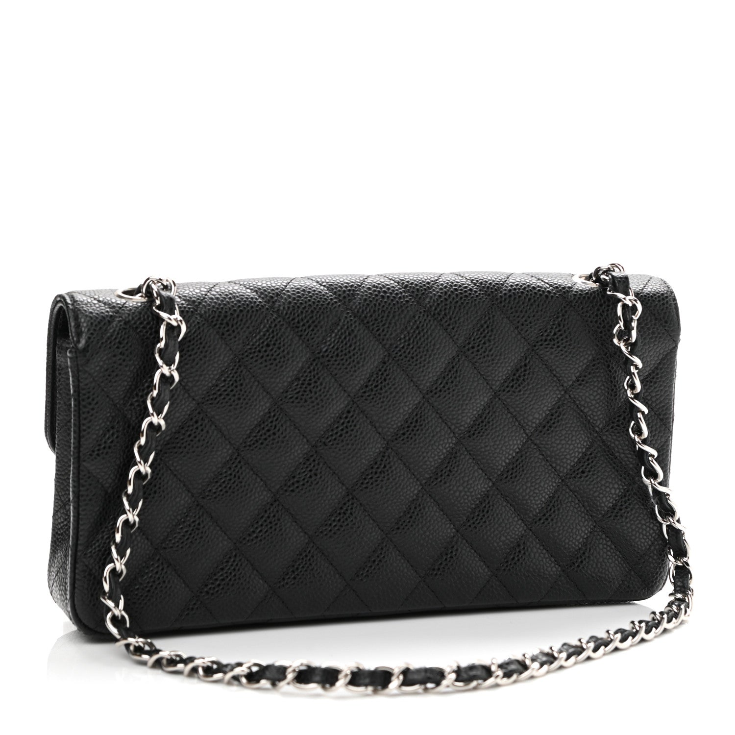 Chanel Caviar Quilted East West Flap Black 3 of 12