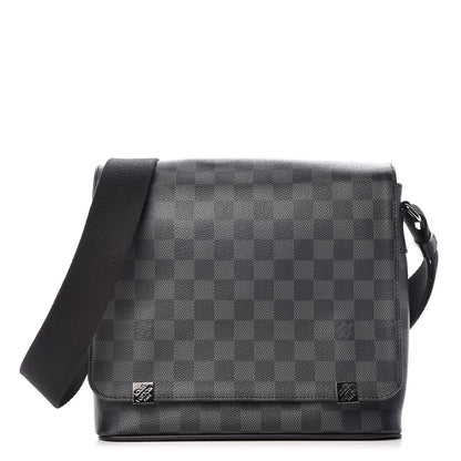 Louis Vuitton Damier Graphite District PM 1 of 9