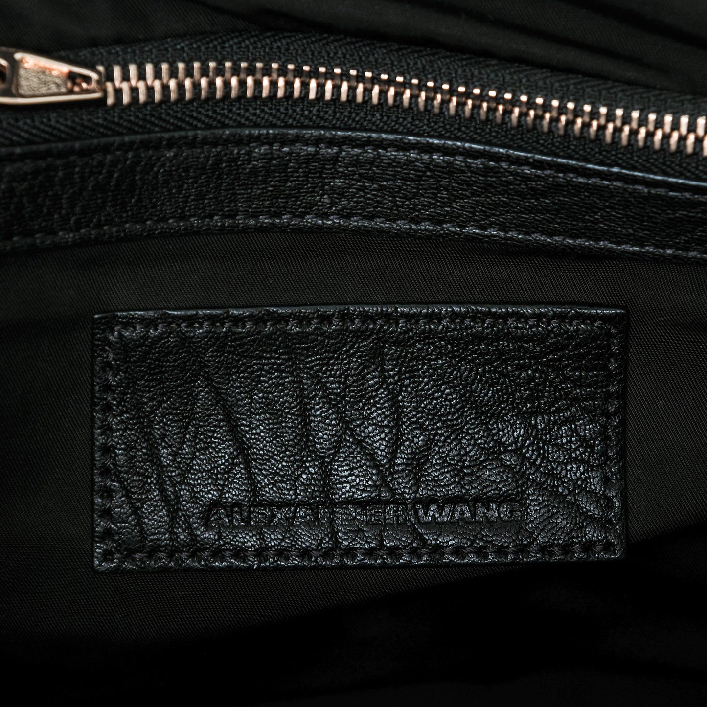 Pebbled Lambskin Rockie Black Rose Gold Hardware