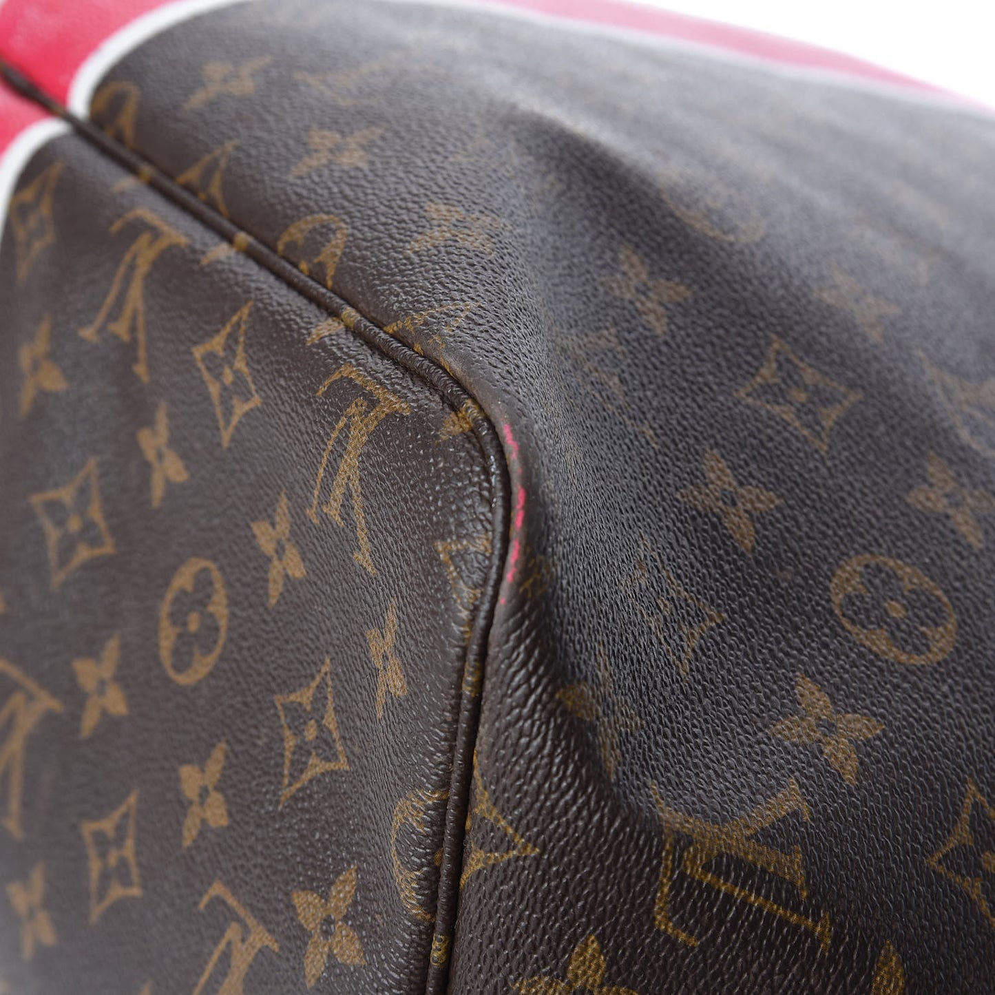 Monogram My LV Heritage Neverfull GM Fuchsia White